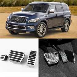 Накладки на педали метал, спорт infiniti qx