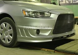 Передняя юбка Lancer X