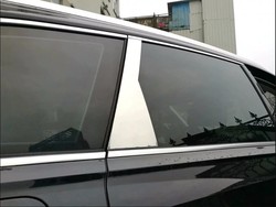 Накладки на стойки дверей audi q7 (6 частей)