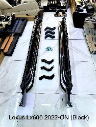Подножки, пороги внешние LX600, черные