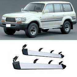 Подножки land cruiser 80 светлые