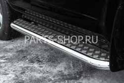 Пороги из нержавеющей стали для RAV4 (60мм)
