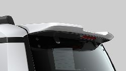 Спойлер prado 250 стиль Modellista, белый