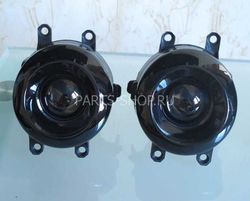 Противотуманные фары линзовые LC150/V40 (черные)