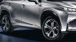Молдинги на двери хромированные lexus nx