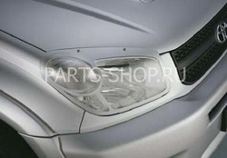 Защита фар на RAV4 прозрачная 2003+