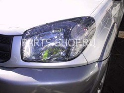 Защита фар на RAV4 карбоновая