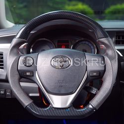 Руль спорт rav4 2013-2018 карбон