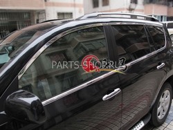 Молдинги дверей окон RAV4 06- хром (10 частей)