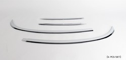 Хром накладки на заднее стекло Hyundai Santa FEa (4 части)