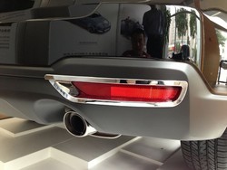 Накладки на катафоты заднего бампера forester
