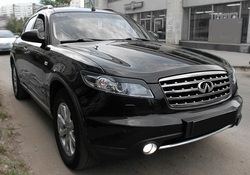 Накладки на передние фары Infiniti FX 03-08