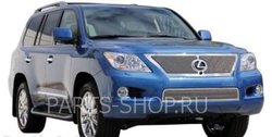 Решетка бампера сетчатая Lexus LX570. (нерж.)