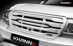 Решетка радиатора khann на lc200