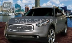 Решетка радиатора и бампера из нержавейки Infiniti FX35/50