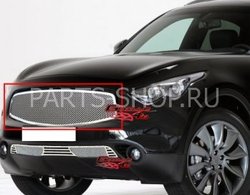 Решетка радитора для Infiniti 08- нерж.