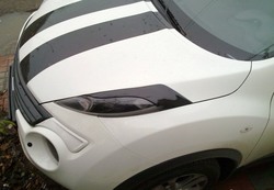 Ресницы на фары nissan juke (под покраску)