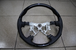 Руль анатомический LC120, LC100 2003-07, GX470, LX470 черная кожа и Piano Black