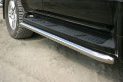 Защита штатного порога GX470