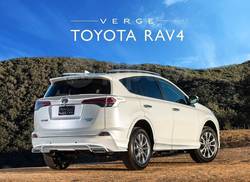 Спойлер  Verge под заднее стекло Toyota RAV4 2015+