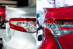 Спойлер дизайн оригинал camry 2018 (разные цвета)