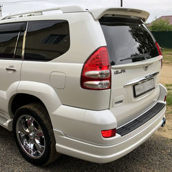 Спойлер prado LC120, GX470, белый