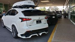 Спойлер задний Artisan для lexus nx (черный или белый)