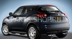Спортивная выхлопная система Nissan Juke (двойная, нерж., бензин 2WD)
