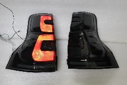 Фонари диодные тёмные prado 2018+ с динамическим поворотником