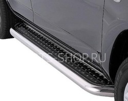 Ступени нержавейка (комплект) на RAV4