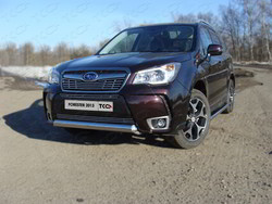 Вставка в решетку бампера спорт forester
