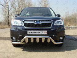 Защита forester кенгурин со вставкой, под бампер спорт и нет