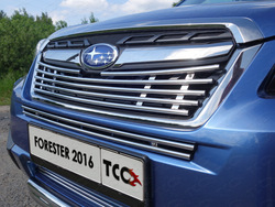 Вставка в решетку радиатора из нерж. forester 2016+