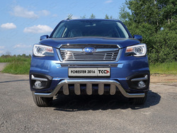 Защита бампера для forester 2016
