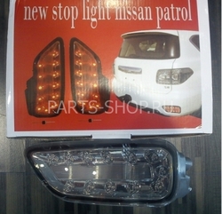 Задние противотуманные фонари диодные тонированные Patrol 2010-