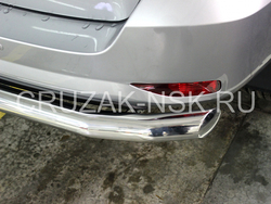 Защита задняя одинарная Fortuner 2015-2019