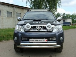 Защита передняя двойная для Hilux