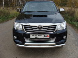 Защита передняя двойная hilux 2011-2015