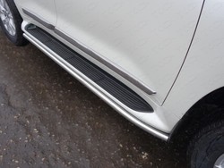 Защита порогов на Land Cruiser 200 2015