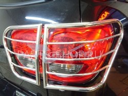 Защита фонарей Toyota Sequoia 08-13 нерж.