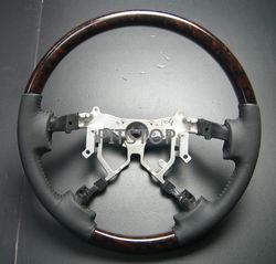 Руль toyota tundra 07-13 дерево+кожа
