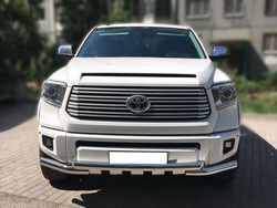 Защита Tundra 2014+ двойная на передний бампер