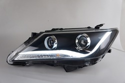Оптика передняя линзовая Camry 2011- чёрная или хром