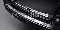Декоративная накладка на порог багажника Freelander 2