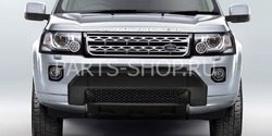 Декоративная накладка на бампер черная для Freelander 2