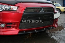 Средняя вставка в передний бампер Lancer