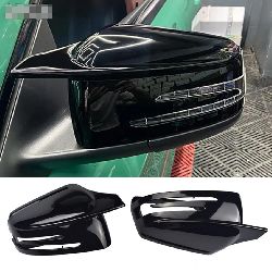 Накладки на зеркала w204 черные, m-style
