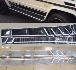 Наклейка на кузов Mercedes W463, G65, G63 черная или хром