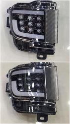 Задние диодные противотуманки land cruiser 2016, черные