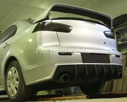 Задняя юбка Lancer X